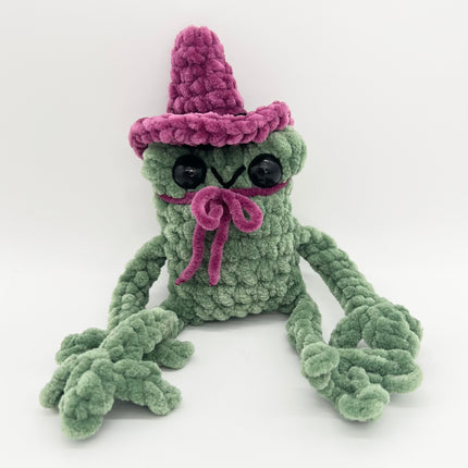 Witch Frog - Green & Purple