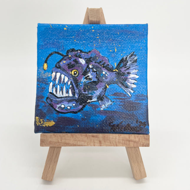 Angler Fish Mini Painting