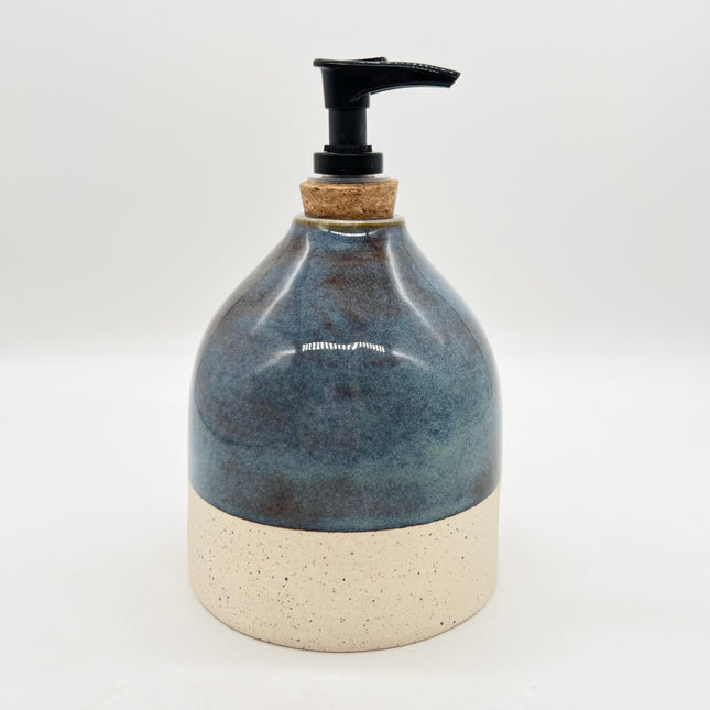Large Blue Soap Dispenser