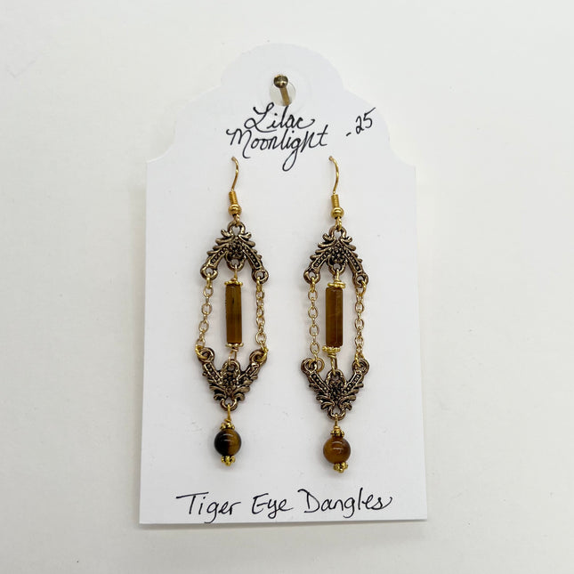 Tiger Eye Dangles