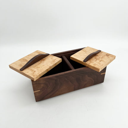 Maple Lid with Walnut Box
