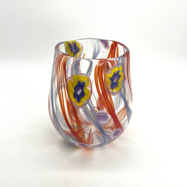 01 | Flower Power Murrine Wine Glass