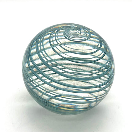 03| Teal Cane/Dichro Paperweight