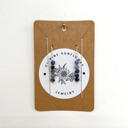 01 | Sodalite Thread Earrings