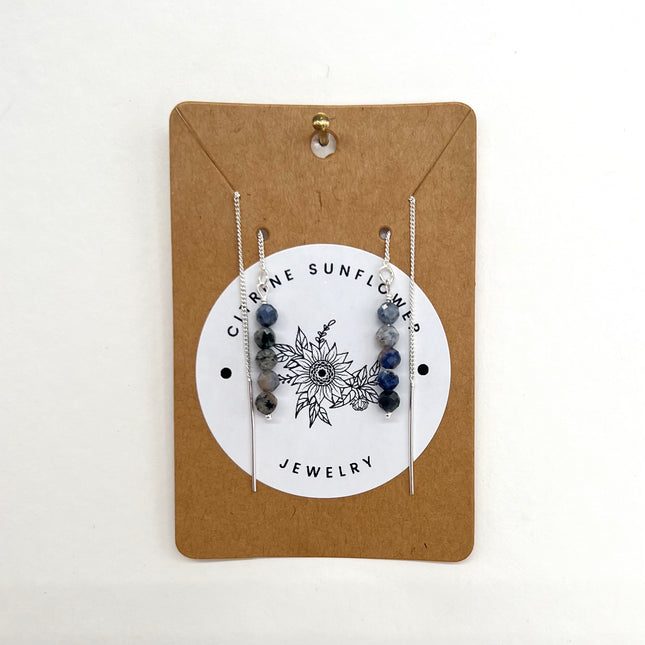 01 | Sodalite Thread Earrings