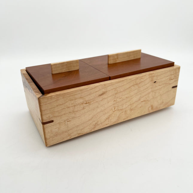 01 | Double Lidded Cherry/ Maple Box