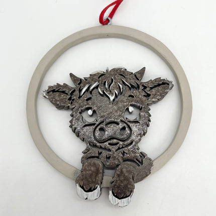 Highland Cow Ornament