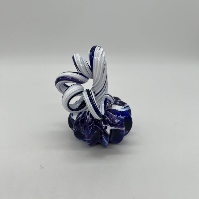 01 | Marble Purple, White, Blue Tiny Pumpkin