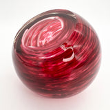 Ruby Convex Paperweight