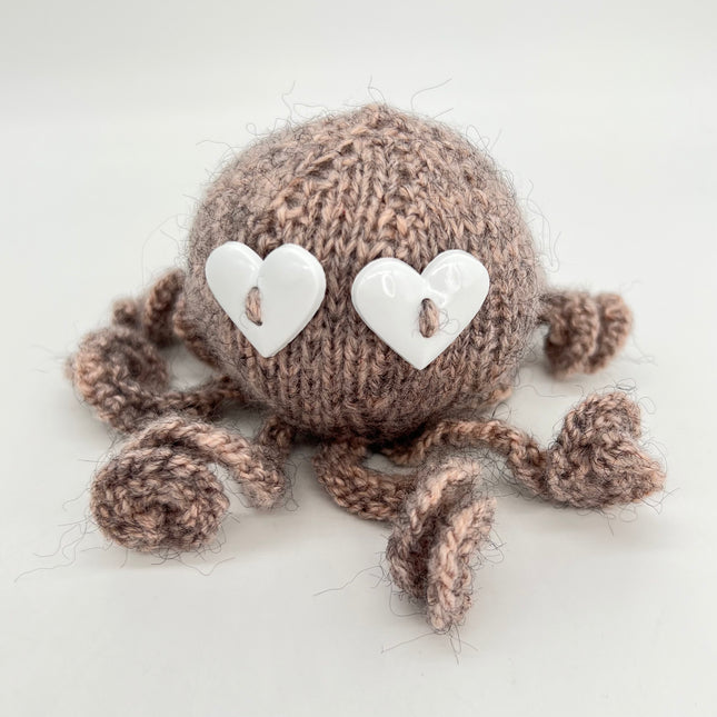 Tan Octopus - Heart Eyes