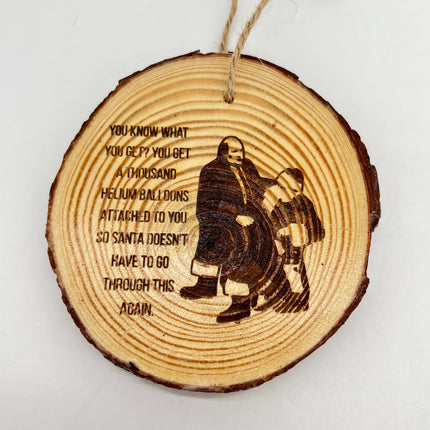 Kevin & Santa Ornament