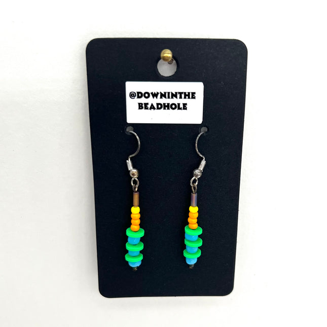Yellow Orange Green Blue Stacks