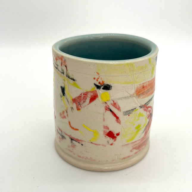 Distressed Monoprint Cup