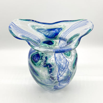 Cane/Murinne Trefoil Vase