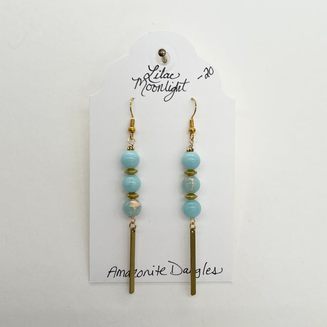 Amazonite Dangles