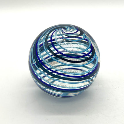 04| Blue Cane/Dichro Paperweight