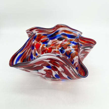 Red & Blue Floppy Bowl