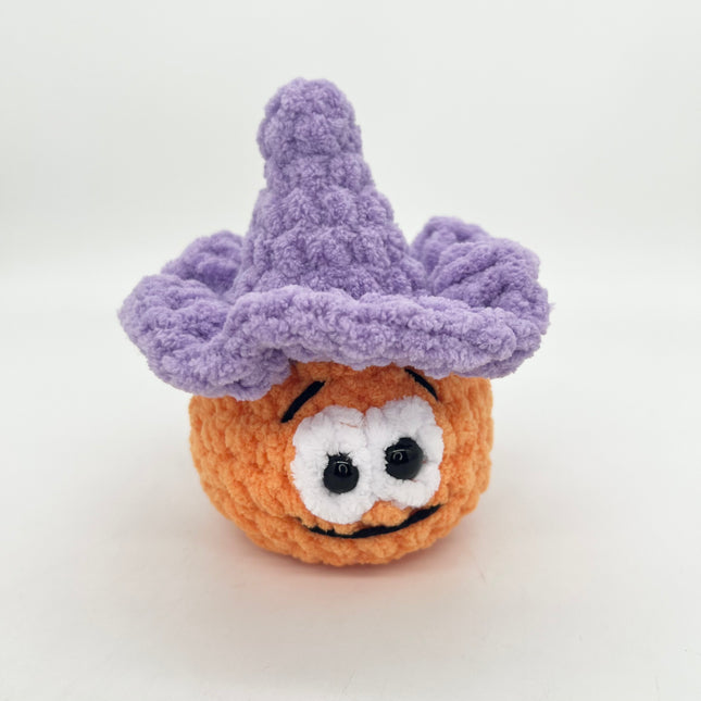 Pumpkin with Witch Hat