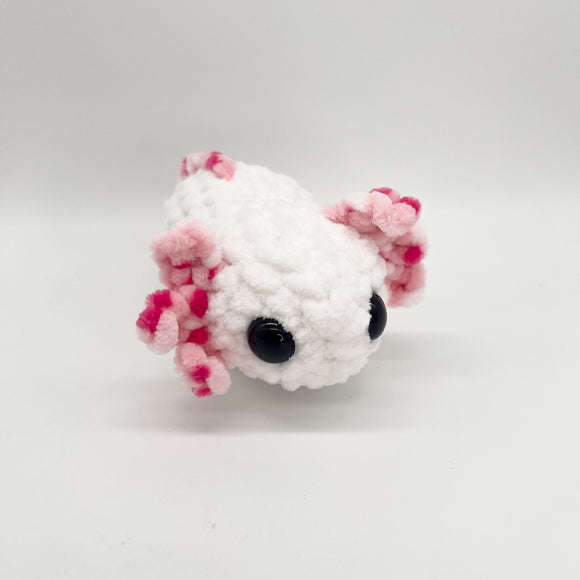 Axolotl - White w/ Pink