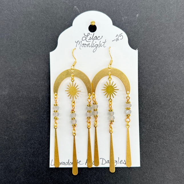 Labradorite Arch Dangles