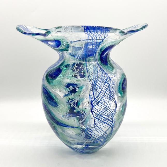 Cane/Murinne Trefoil Vase