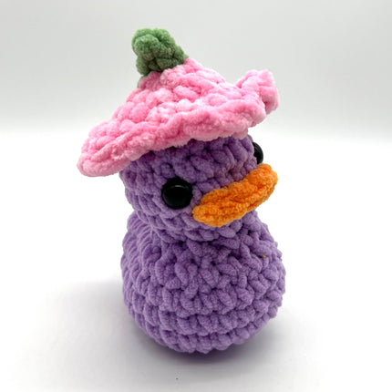 Rubber Duck - Purple w/Pink Petal hat