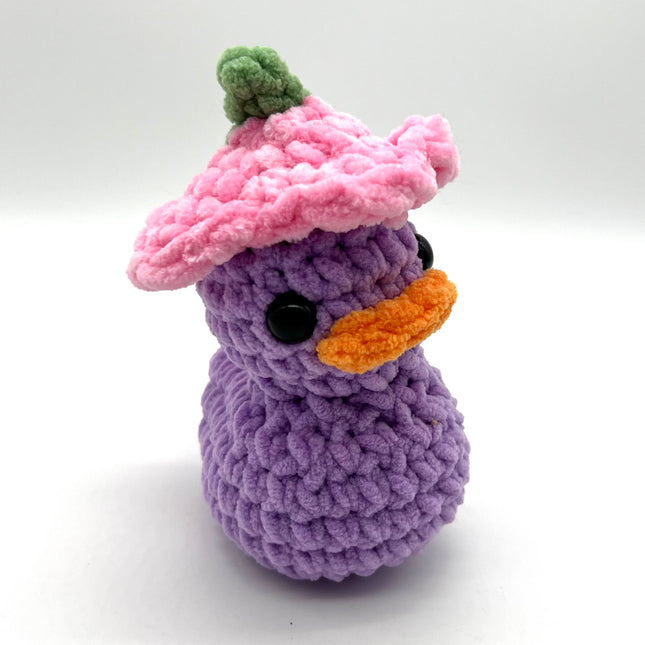 Rubber Duck - Purple w/Pink Petal hat