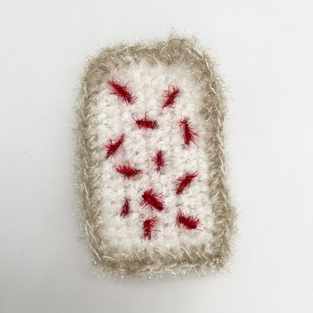 Strawberry Poptart Scrubbie