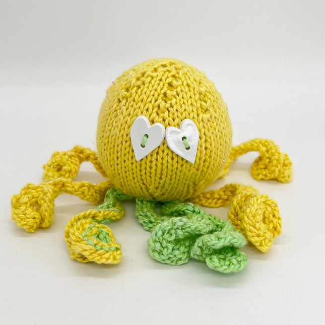 Yellow Octopus - Heart Eyes