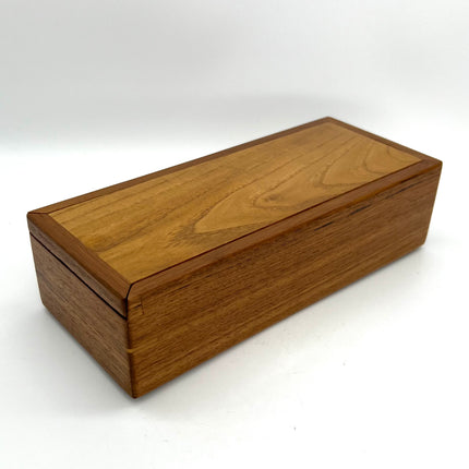 Lidded Mahogany & Mulberry Box