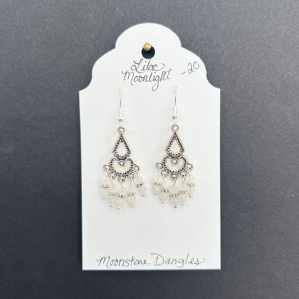 Moonstone Dangles
