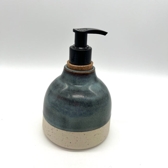 Blue Speckle Soap Dispenser