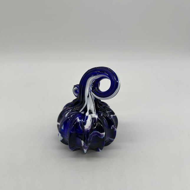 02 | Marble Purple, White, Blue Tiny Pumpkin