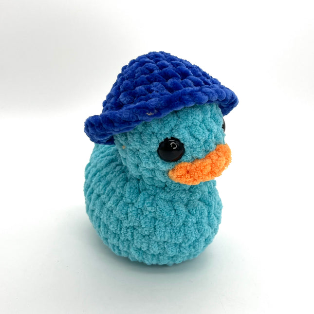 Rubber Duck - Teal w/blue hat