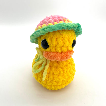 Rubber Duck - Yellow w/pink hat