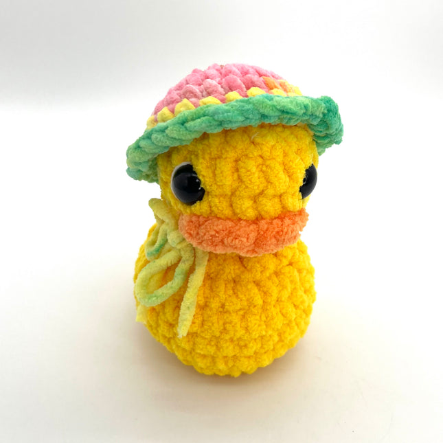 Rubber Duck - Yellow w/pink hat