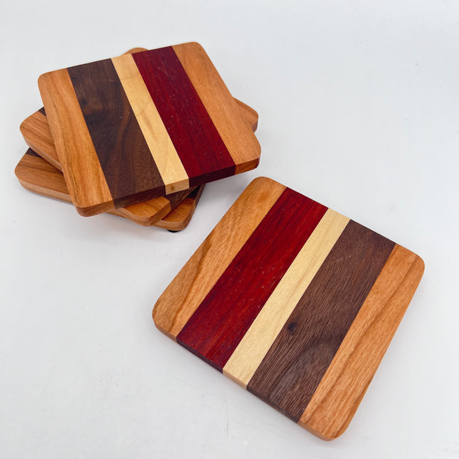 1 | Hard Wood Coaster Set