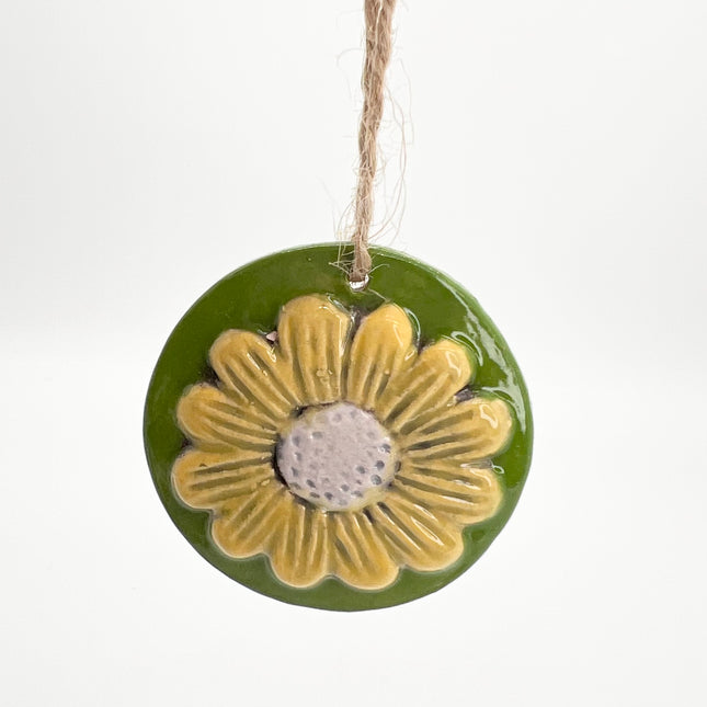 Yellow Daisy Ornament