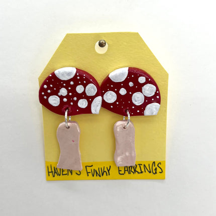 Mushroom Earrings