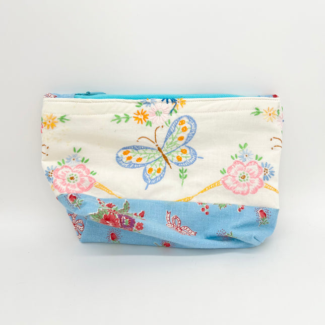 Butterfly Vintage Linen Bag