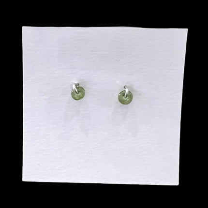 Olive Green Li'l Donut Earrings