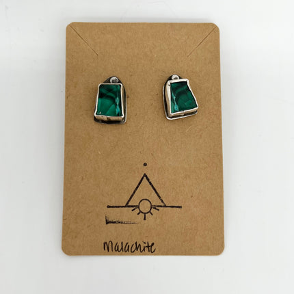 Malachite Earrings