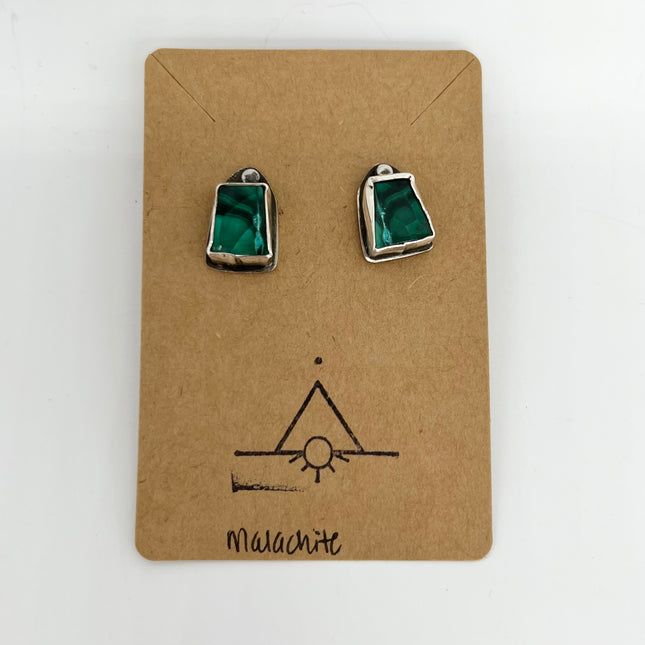 Malachite Earrings