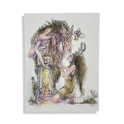 Demented Woodthing's Print