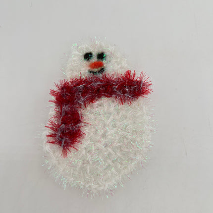 Snowman Scrubbie
