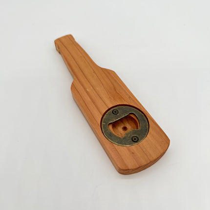 Cedar Bottle Opener