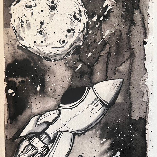 Rocket Ship Print