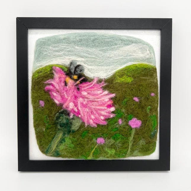 Bee in a Thistle