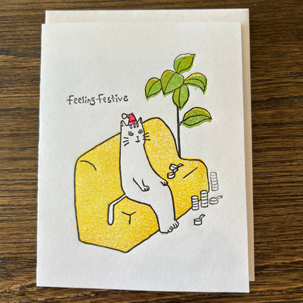Feeling Festive X-Mas Card