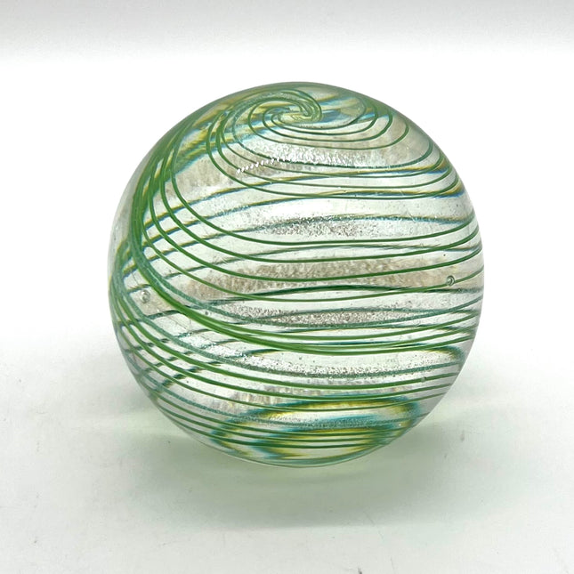 Green Cane/Dichro Paperweight